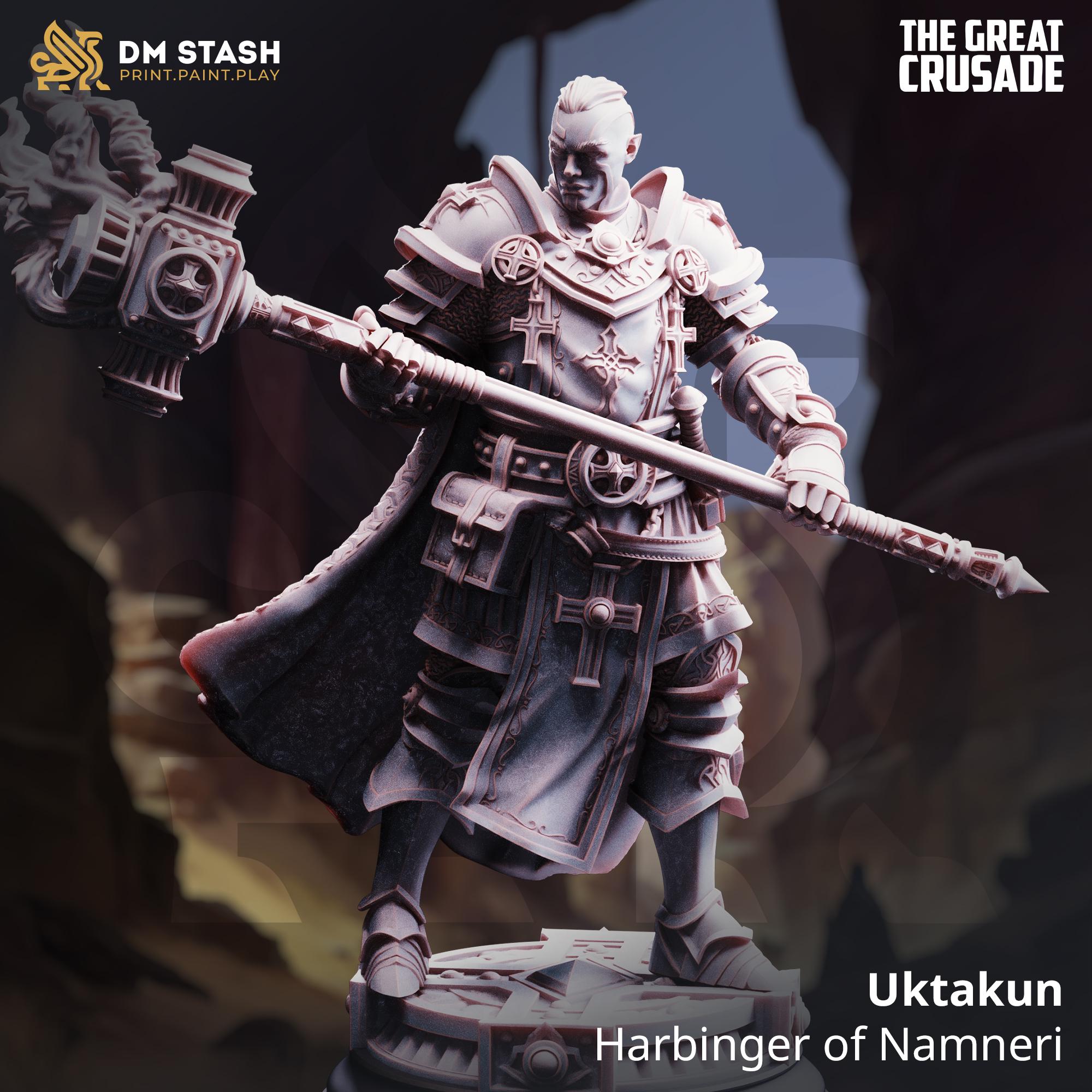 Utakun | Elf Fighter Mage Cleric Rogue Paladin | 32mm / 28mm / 75mm | Ideal for Tabletop RPGs | Dungeons and Dragons - Dm Stash