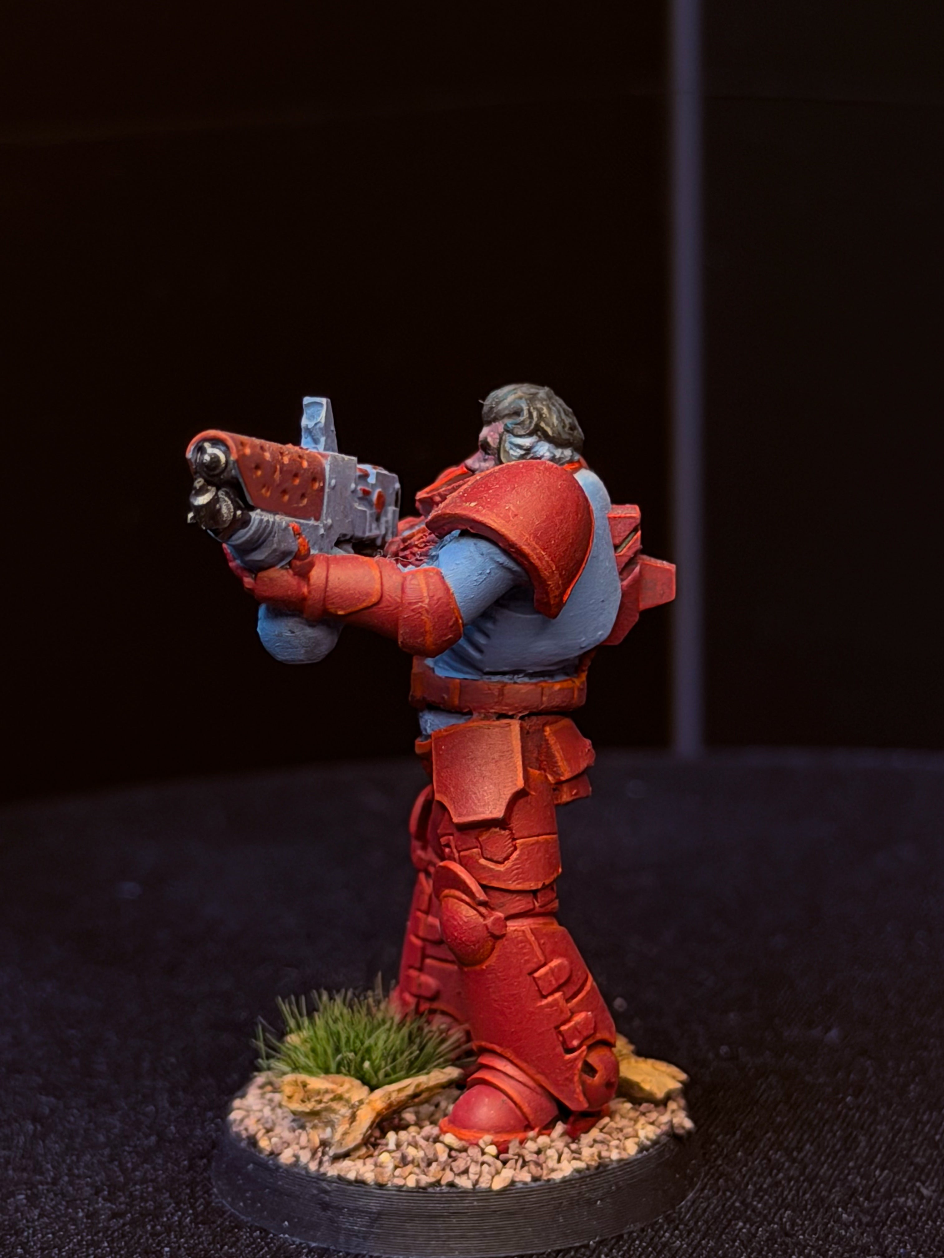 Pre-Painted Space Marine | Omni-Man Inspired | Hand-Painted Sci-Fi Miniature | Invincible Fan Art