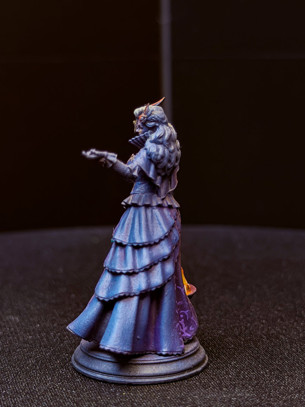 Pre-Painted D&D Miniature| Vampire | Masquerade Ball | OSL Candles | Hand-Painted Gothic Character | TTRPG Ready