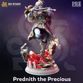 Prednith - Spider Tamer Elf DND Bard Miniature | 32mm Resin RPG Figure Dungeons and Dragons
