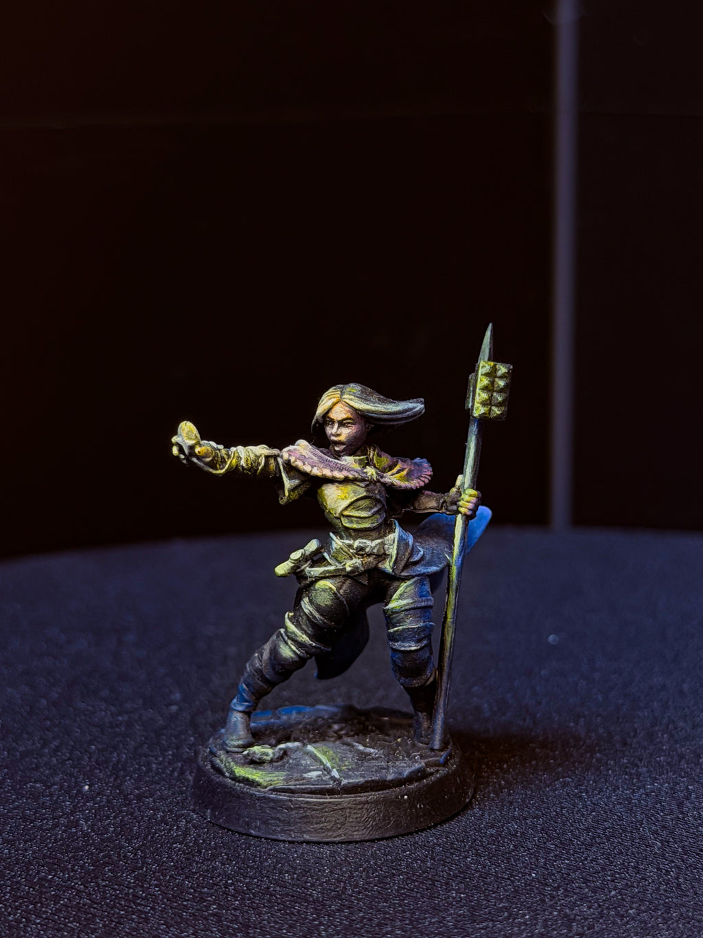Pre-Painted D&D Miniature | Human Cleric | OSL Technique | Hand-Painted Fantasy Character | TTRPG Ready