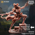 Octavia Tiefling Rogue DND Miniature | 32mm Resin RPG Figure Dungeons and Dragons