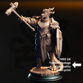 Azmordion's Chosen Dragonborn Fighter DND Miniature | 32mm Resin RPG Figure Dungeons and Dragons