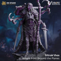 Siltrak'thos | Drow Dark Elf Paladin Fighter | 32mm / 28mm / 75mm | Ideal for Tabletop RPGs | Dungeons and Dragons - Dm Stash