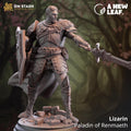 Lizarin | Human Fighter Paladin | 32mm / 28mm / 75mm | Ideal for Tabletop RPGs | Dungeons and Dragons - Dm Stash