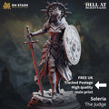 Soleria The Judge Paladin DND Miniature | 32mm Resin RPG Figure Dungeons and Dragons