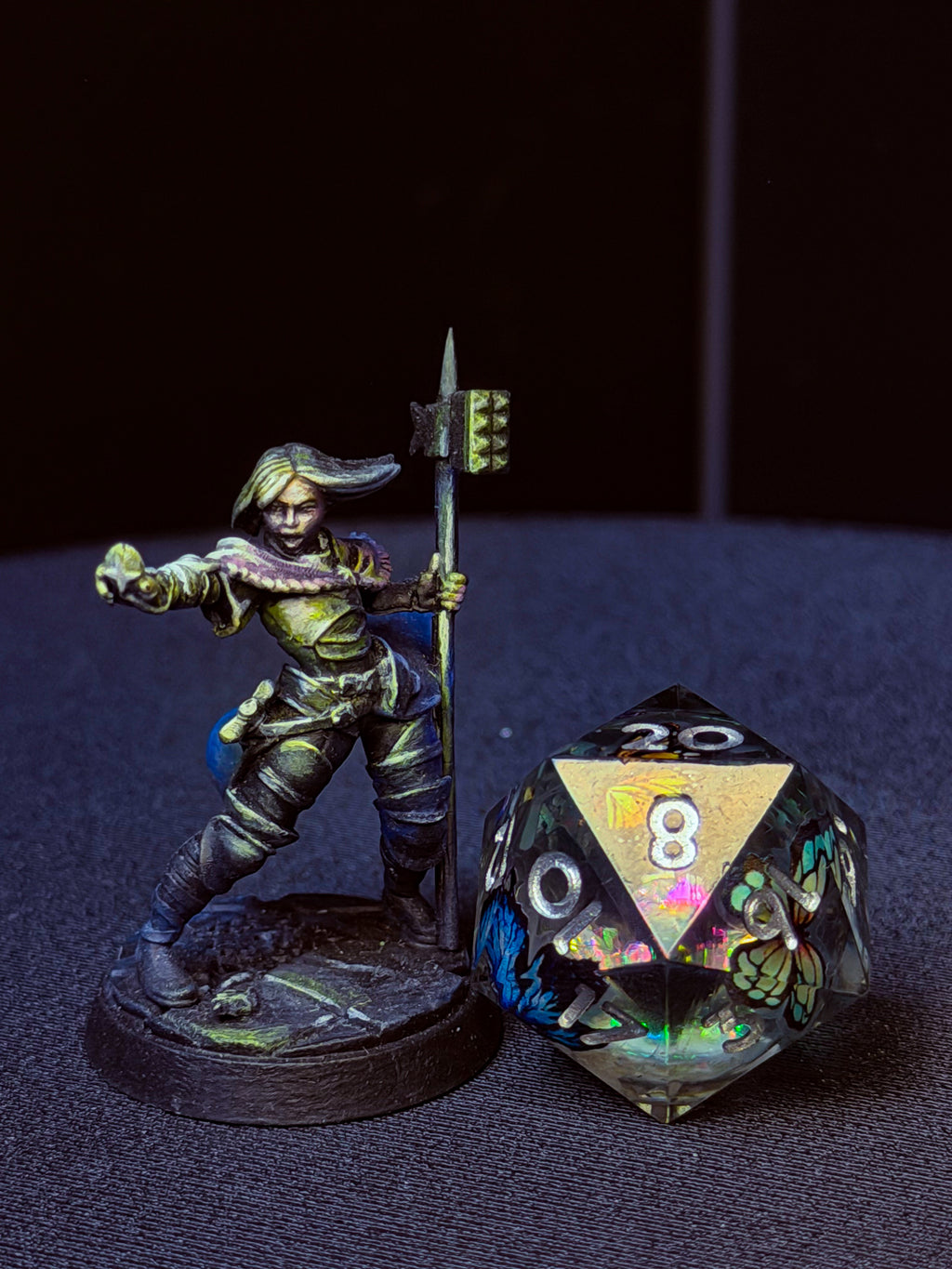 Pre-Painted D&D Miniature | Human Cleric | OSL Technique | Hand-Painted Fantasy Character | TTRPG Ready