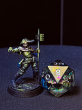 Pre-Painted D&D Miniature | Human Cleric | OSL Technique | Hand-Painted Fantasy Character | TTRPG Ready