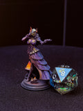 Pre-Painted D&D Miniature| Vampire | Masquerade Ball | OSL Candles | Hand-Painted Gothic Character | TTRPG Ready