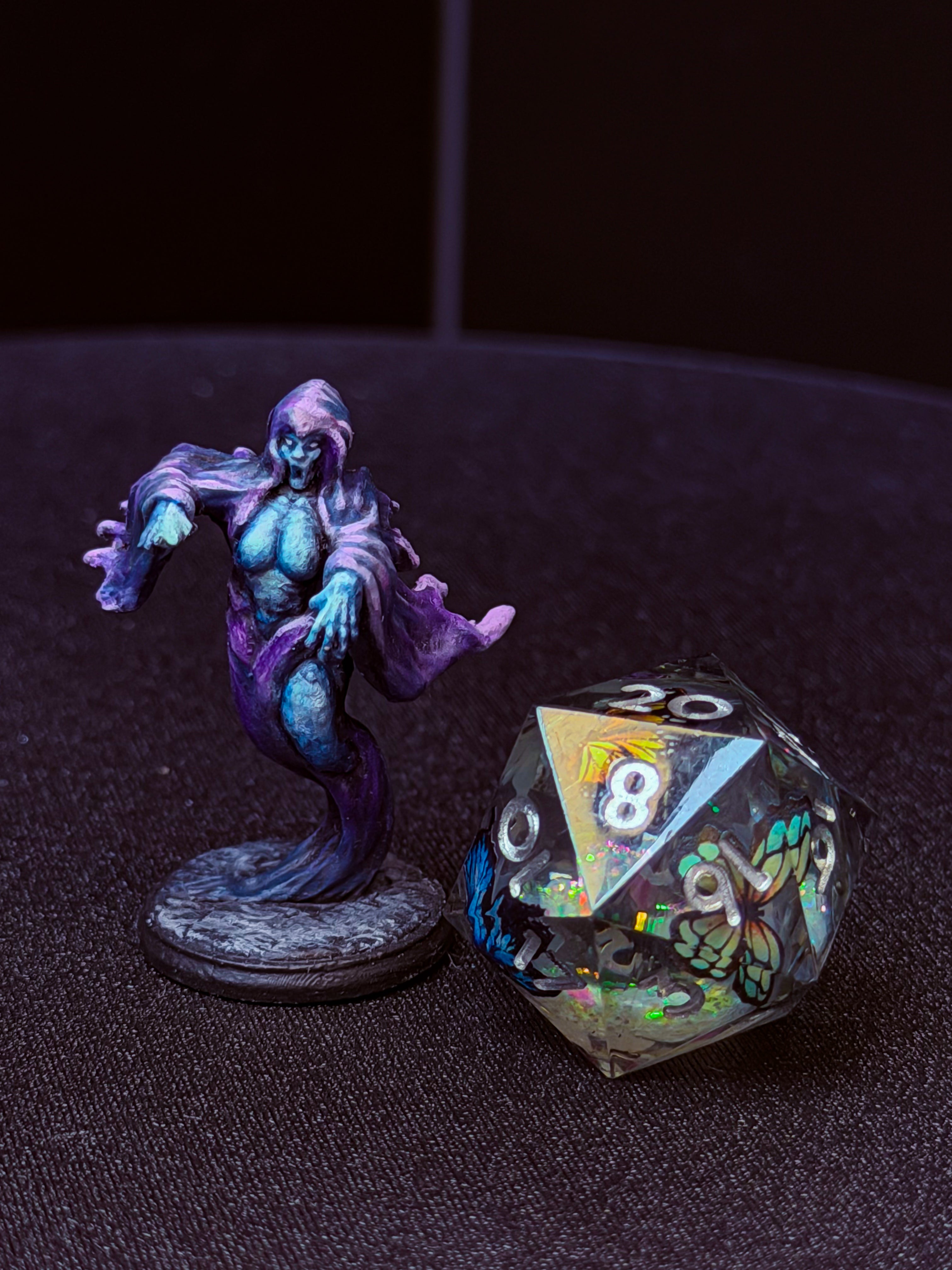 Pre-Painted D&D Miniature | Banshee | Hand-Painted Undead | TTRPG Ready