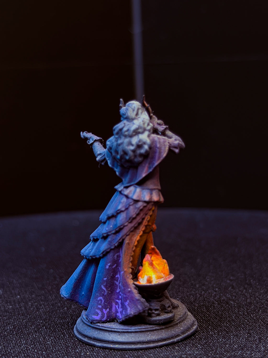 Pre-Painted D&D Miniature| Vampire | Masquerade Ball | OSL Candles | Hand-Painted Gothic Character | TTRPG Ready
