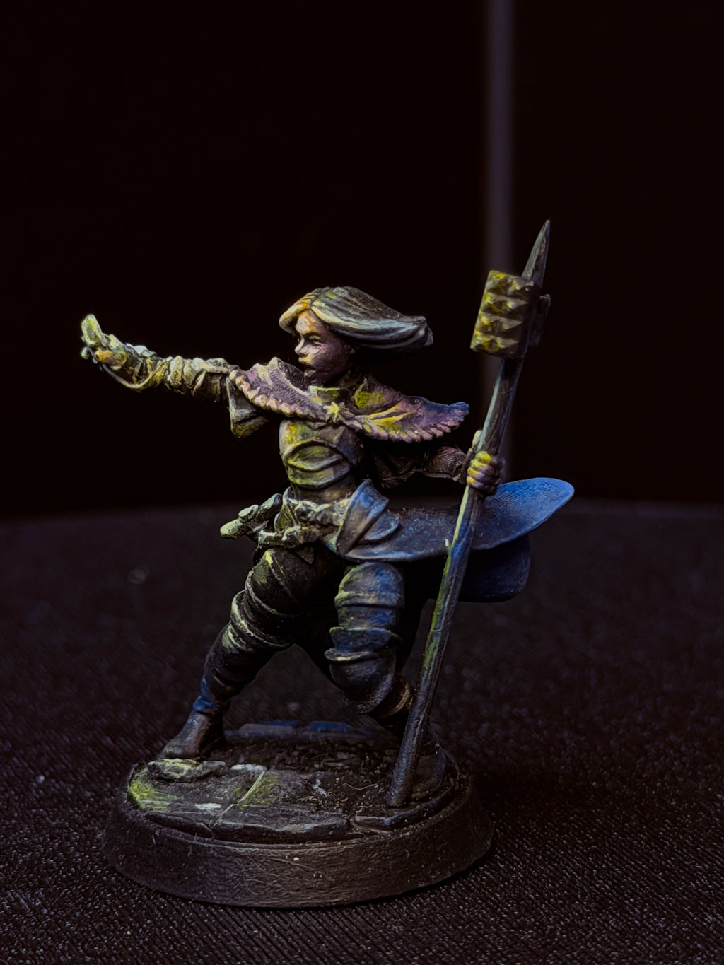 Pre-Painted D&D Miniature | Human Cleric | OSL Technique | Hand-Painted Fantasy Character | TTRPG Ready