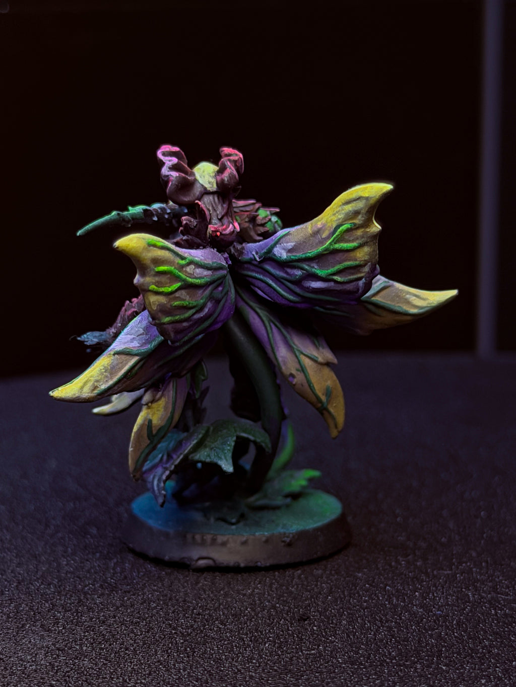 Pre-Painted D&D Miniature | Dark Fairy | Corrupted Fey | Hand-Painted Fantasy Character | TTRPG Ready