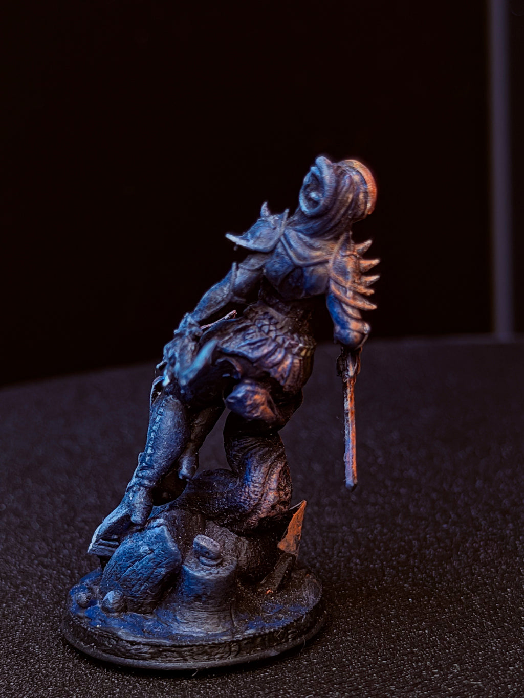 Pre-Painted D&D Miniature | Tiefling Rogue | Hand-Painted Character Mini | TTRPG Ready