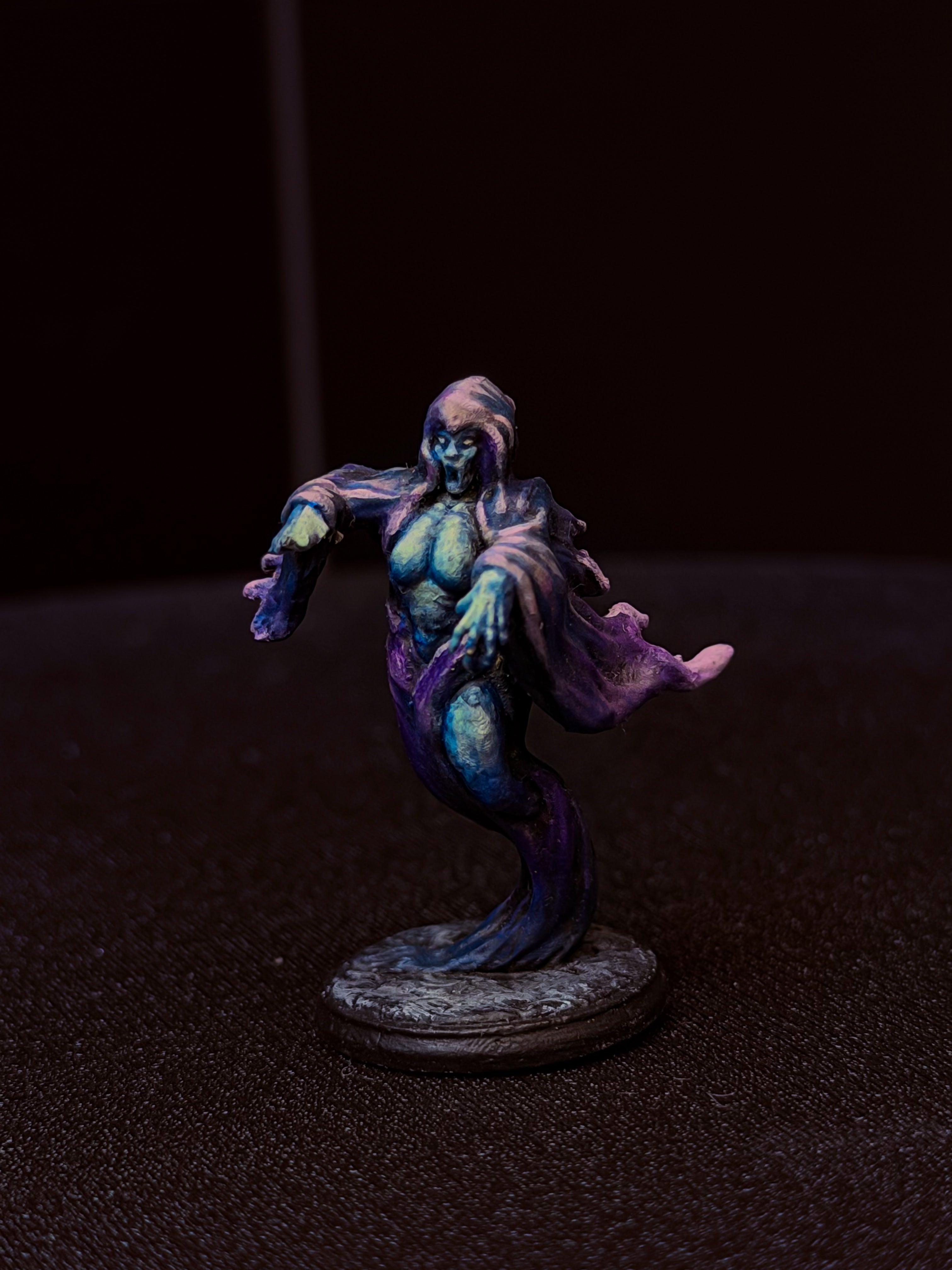Pre-Painted D&D Miniature | Banshee | Hand-Painted Undead | TTRPG Ready