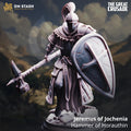 Jeremus Of Jochenia | Human Elf Fighter Paladin | 32mm / 28mm / 75mm | Ideal for Tabletop RPGs | Dungeons and Dragons - Dm Stash