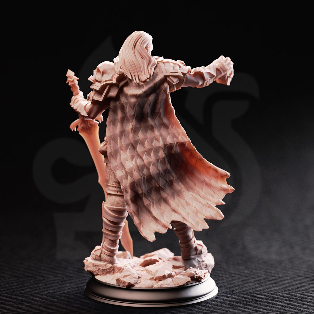 Corsicus Fighter DND Miniature | 32mm Resin RPG Figure Dungeons and Dragons