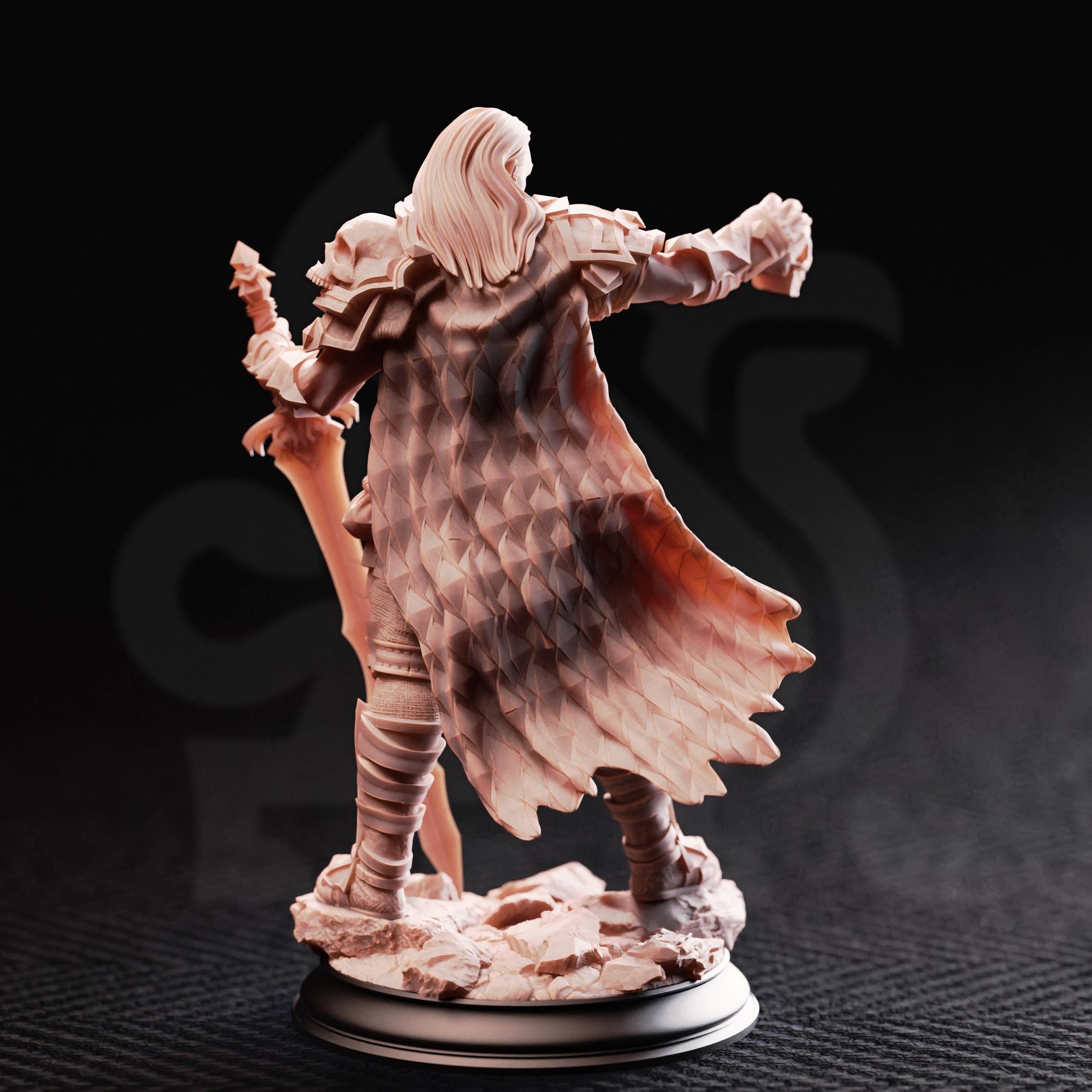 Corsicus Fighter DND Miniature | 32mm Resin RPG Figure Dungeons and Dragons