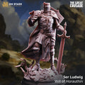 Ser Ludwig | Human Elf Fighter Paladin | 32mm / 28mm / 75mm | Ideal for Tabletop RPGs | Dungeons and Dragons - Dm Stash