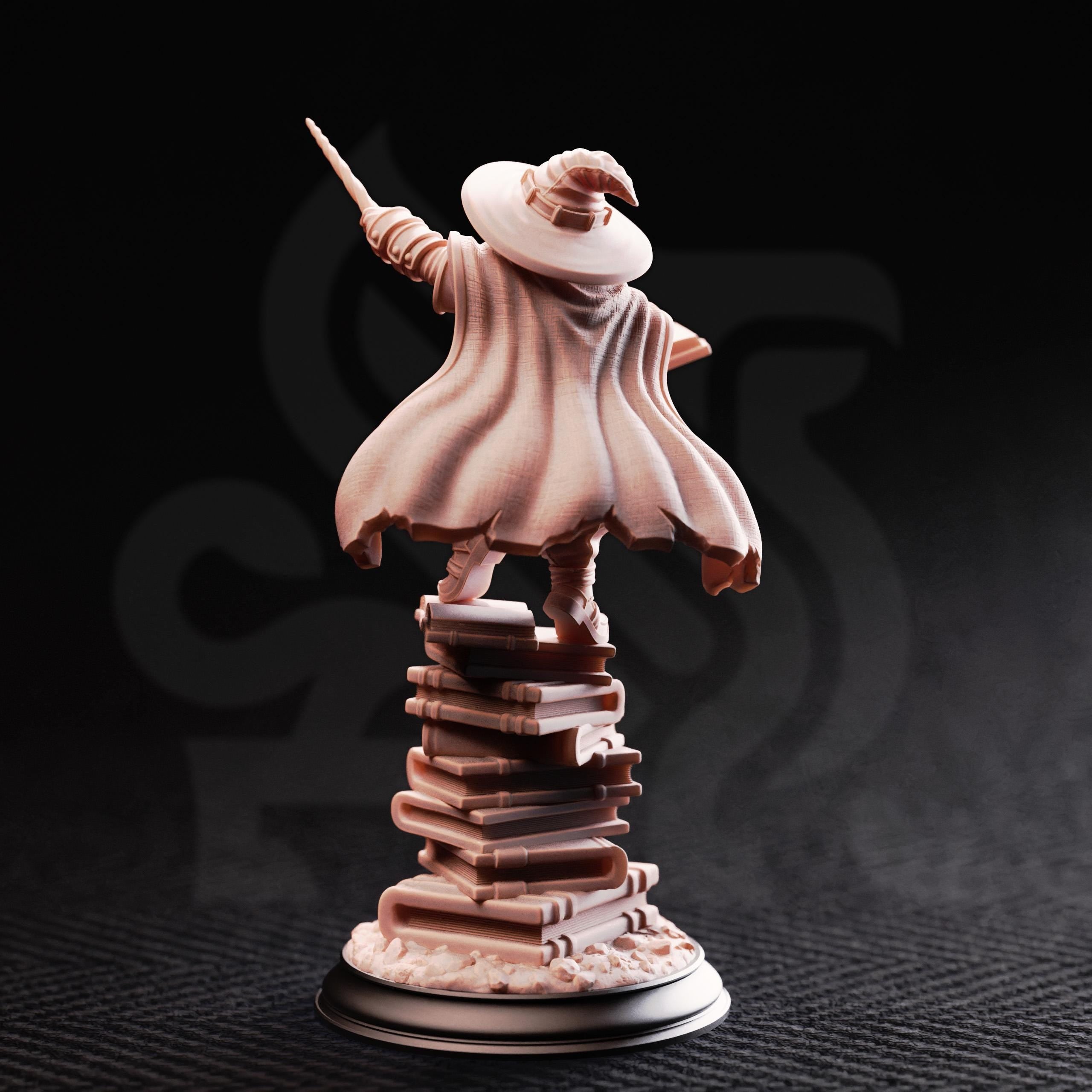 Pepitos Gnome Mage DND Miniature | 32mm Resin RPG Figure Dungeons and Dragons