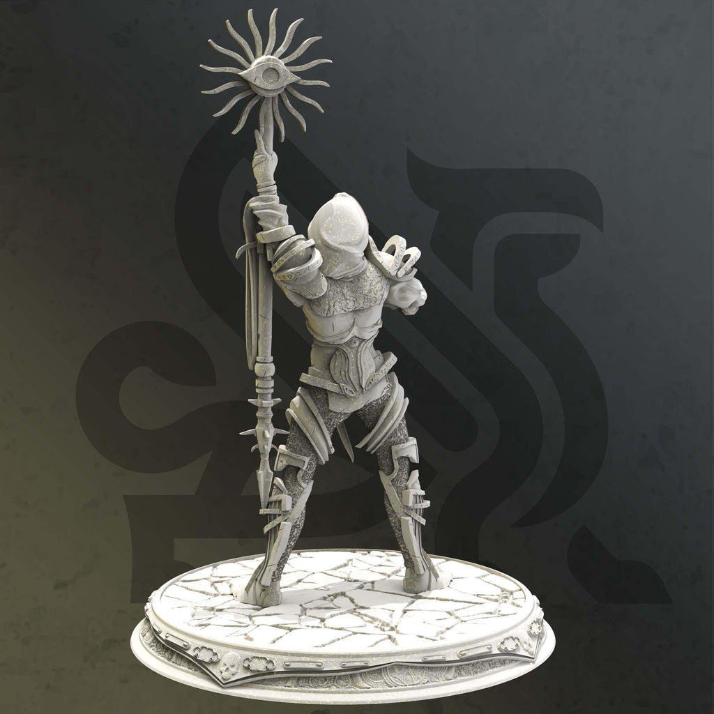 Seroca Bearer Of Secrets | Warforged Cleric Mage Warlock NPC| 32mm / 28mm / 75mm | Ideal for Tabletop RPGs | Dungeons and Dragons - Dm Stash