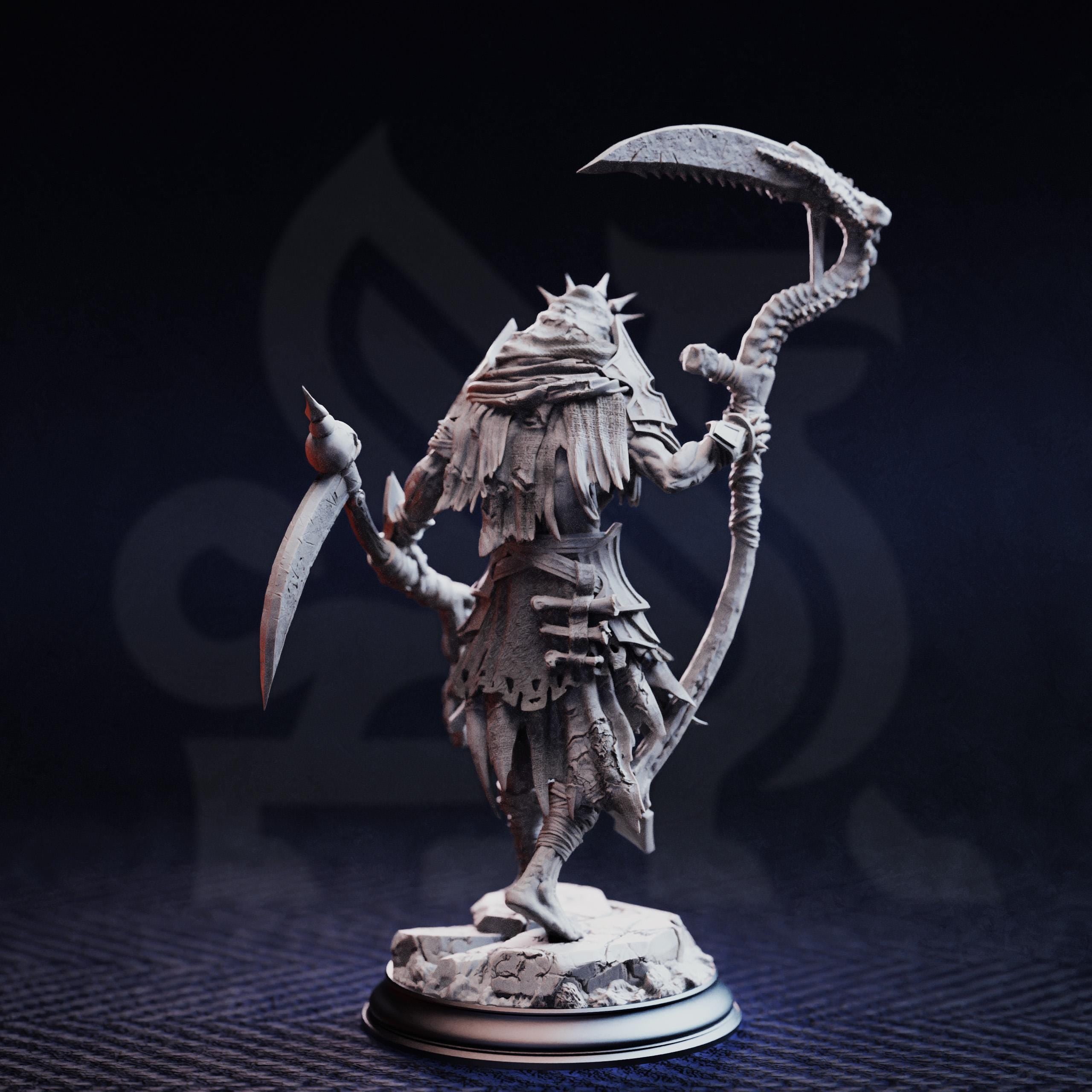 Norminos The Flesh Reaper DND Miniature | 32mm Resin RPG Figure Dungeons and Dragons