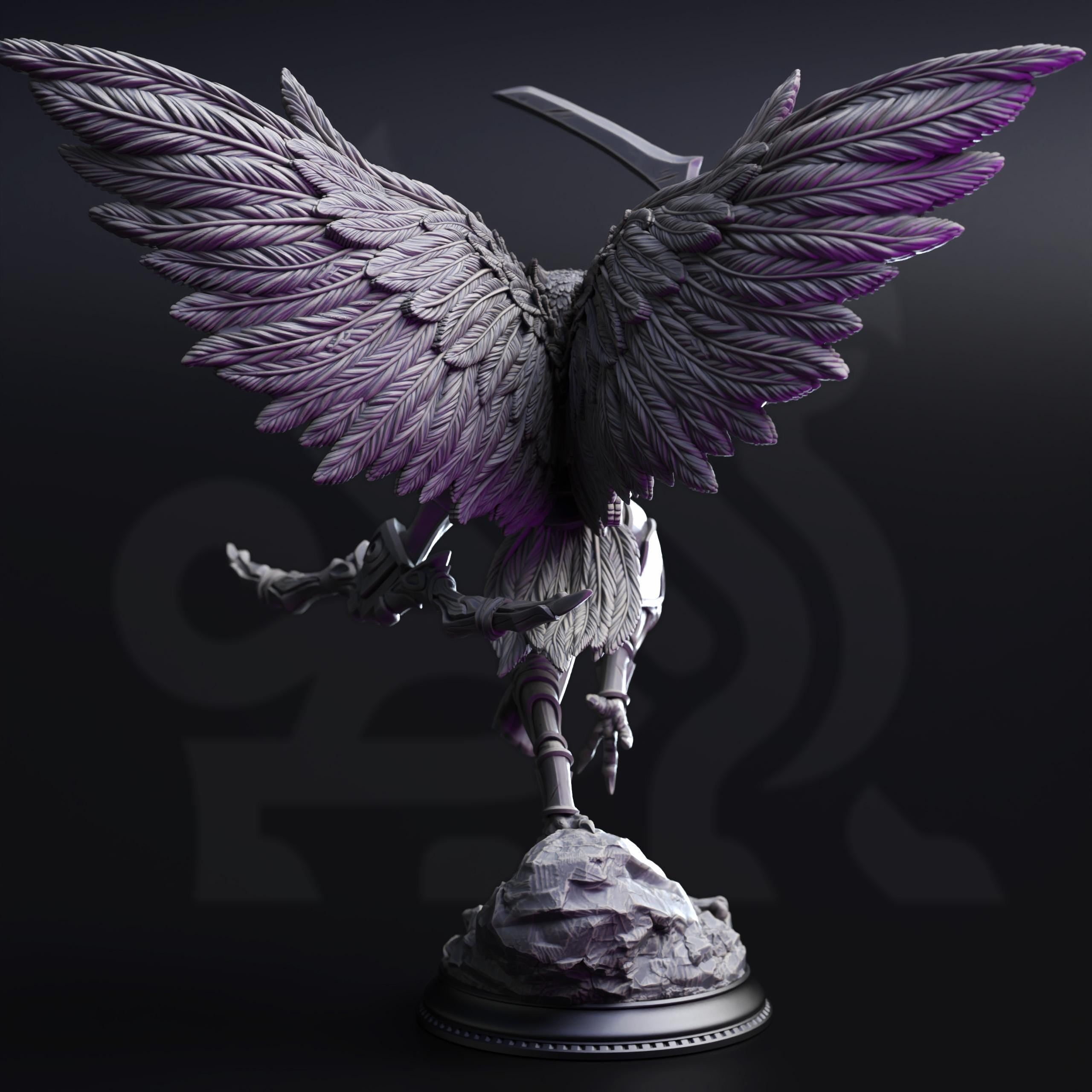 Horace | Owlkin Aarakocra Ranger Fighter Paladin | 32mm / 28mm / 75mm | Ideal for Tabletop RPGs | Dungeons and Dragons - Dm Stash