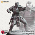 Kazuhira Orochi | Human Fighter Samurai | 32mm / 28mm / 75mm | Ideal for Tabletop RPGs | Dungeons and Dragons - Dm Stash