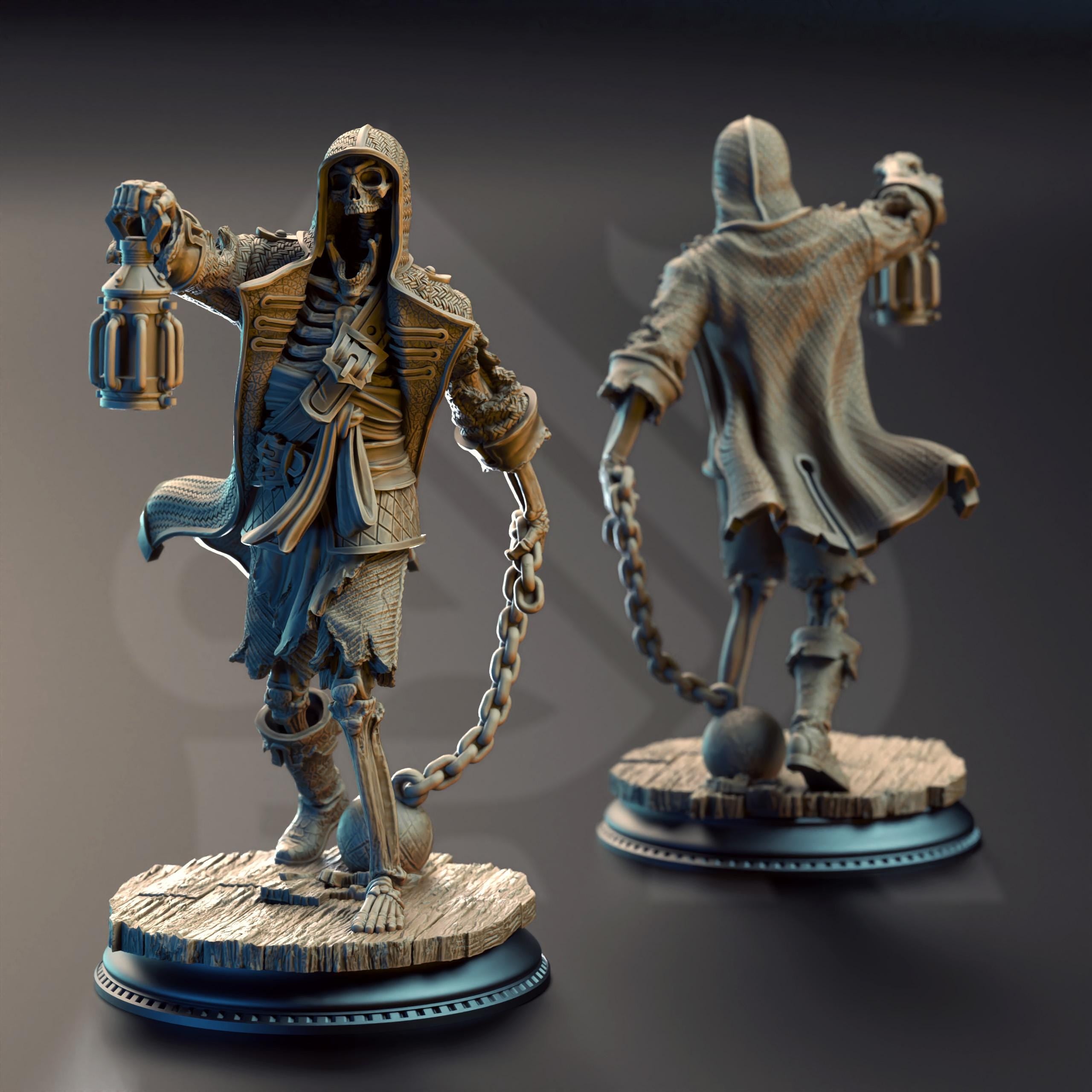 Skeleton Scallywag l Pirate | Monster Enemy Underdark | 32mm / 28mm / 75mm | Ideal for Tabletop RPGs | Dungeons and Dragons - Dm Stash