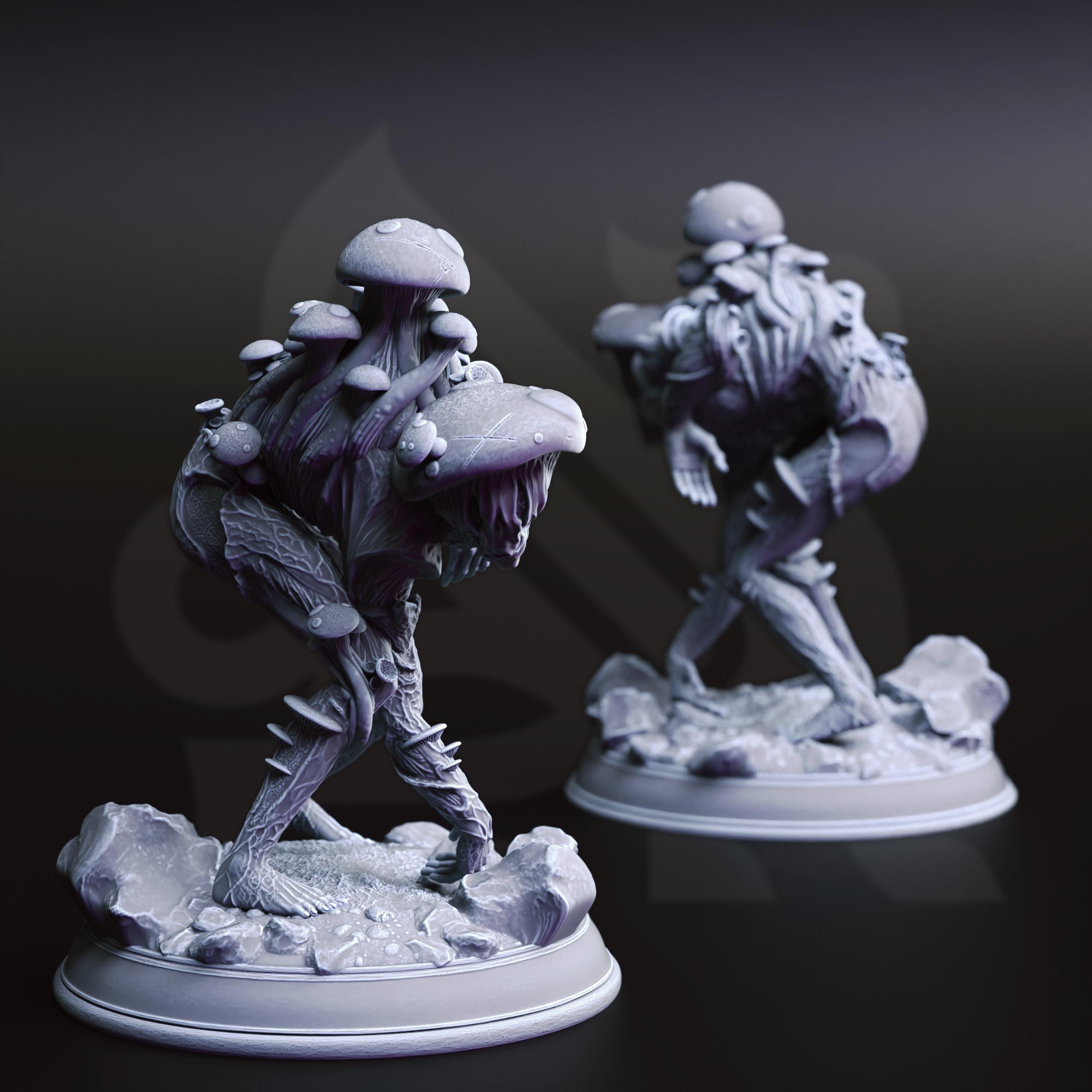 Myceloid Minion Fungal Puppet| Monster Enemy Underdark | 32mm / 28mm / 75mm | Ideal for Tabletop RPGs | Dungeons and Dragons - Dm Stash