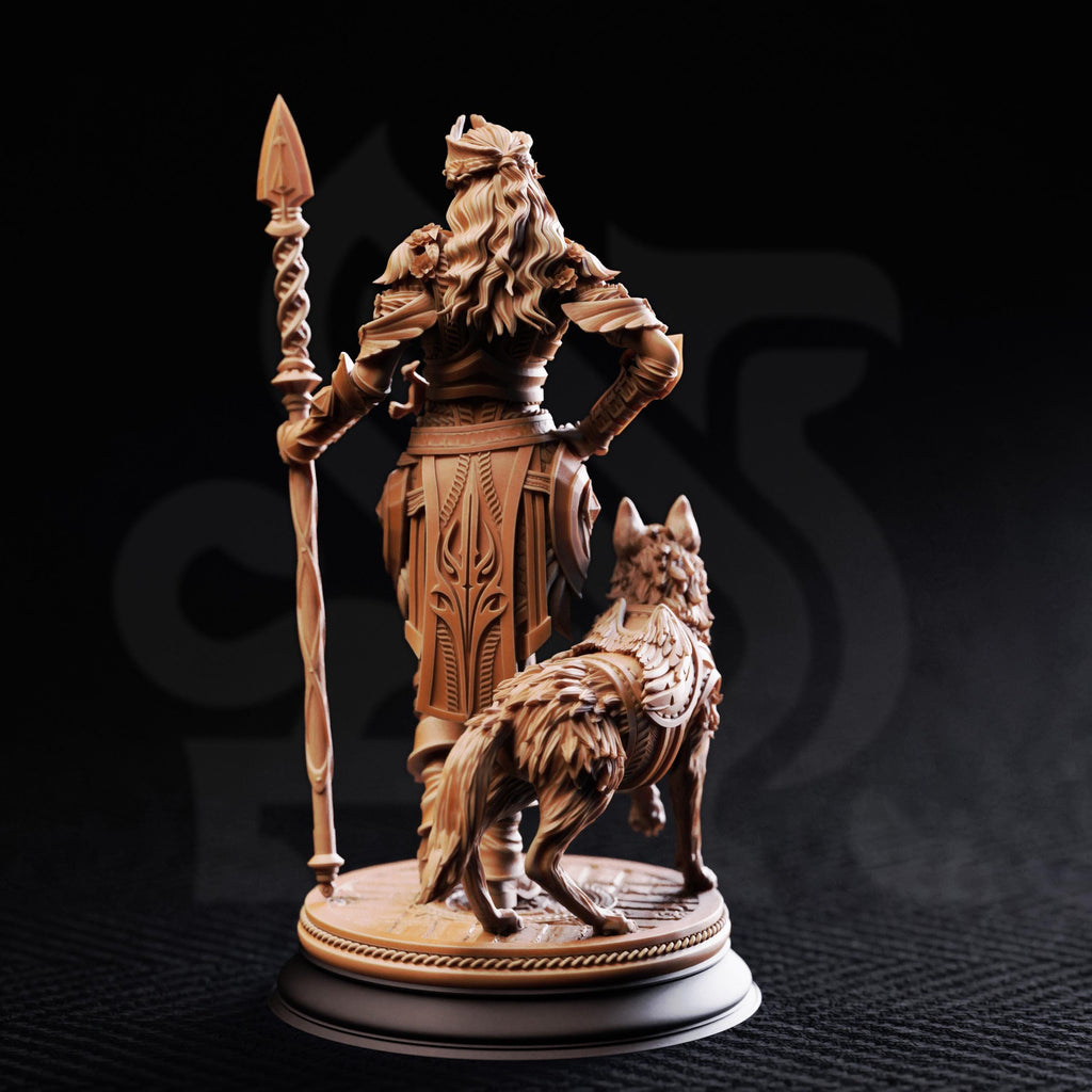 Froya Maiden Of Life | Human Druid Ranger Fighter Cleric | 32mm / 28mm / 75mm | Ideal for Tabletop RPGs | Dungeons and Dragons - Dm Stash