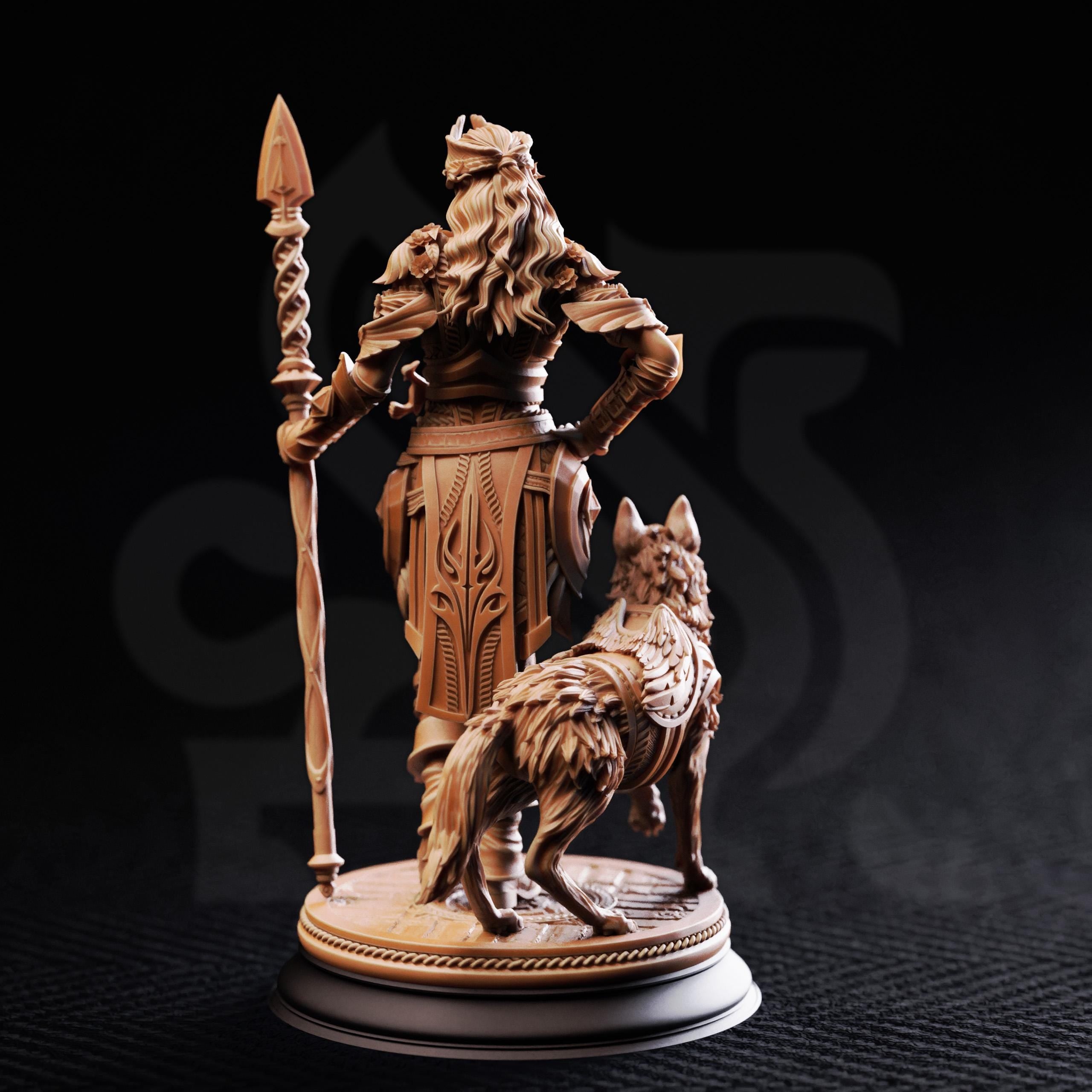 Froya Maiden Of Life | Human Druid Ranger Fighter Cleric | 32mm / 28mm / 75mm | Ideal for Tabletop RPGs | Dungeons and Dragons - Dm Stash