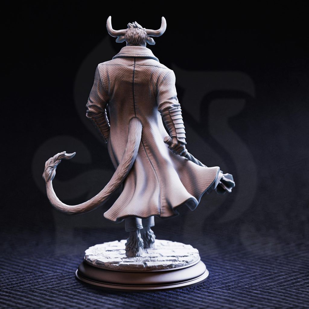 Minotaur Mob Boss DND Miniature | 32mm Resin RPG Figure Dungeons and Dragons
