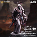Arch Paladin Tyrius the 3rd | Human Elf Fighter Paladin | 32mm / 28mm / 75mm | Ideal for Tabletop RPGs | Dungeons and Dragons - Dm Stash