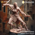 Hali Brookes| Air Genasi Elf Drow Rogue | 32mm / 28mm / 75mm | Ideal for Tabletop RPGs | Dungeons and Dragons - Dm Stash