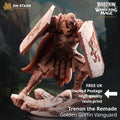 Trenon Orc Fighter DND Miniature | 32mm Resin RPG Figure Dungeons and Dragons