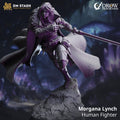 Morgana Lynch | Female Human Fighter Ranger Paladin | 32mm / 28mm / 75mm | Ideal for Tabletop RPGs | Dungeons and Dragons - Dm Stash