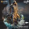 Indeilian Katarin | Pirate Elf Rogue Mage Sorcerer Wizard | 32mm / 28mm / 75mm | Ideal for Tabletop RPGs | Dungeons and Dragons - Dm Stash