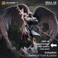 Erdrydion Angel Paladin Miniature DND Miniature | 32mm Resin RPG Figure Dungeons and Dragons