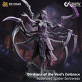 Dirthana | Female Drow Dark Elf Mage Wizard Spider Enemy | 32mm / 28mm / 75mm | Ideal for Tabletop RPGs | Dungeons and Dragons - Dm Stash