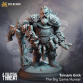 Telnam Gnik Monster Slayer Ranger | Dwarf Ranger Fighter| 32mm / 28mm / 75mm | Ideal for Tabletop RPGs | Dungeons and Dragons - Dm Stash