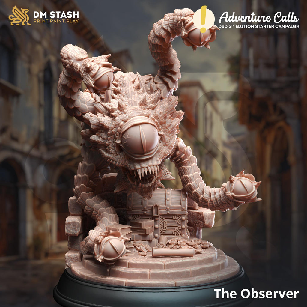 The Observer | Spectator Beholder Monster Enemy | 32mm / 28mm / 75mm | Ideal for Tabletop RPGs | Dungeons and Dragons - Dm Stash