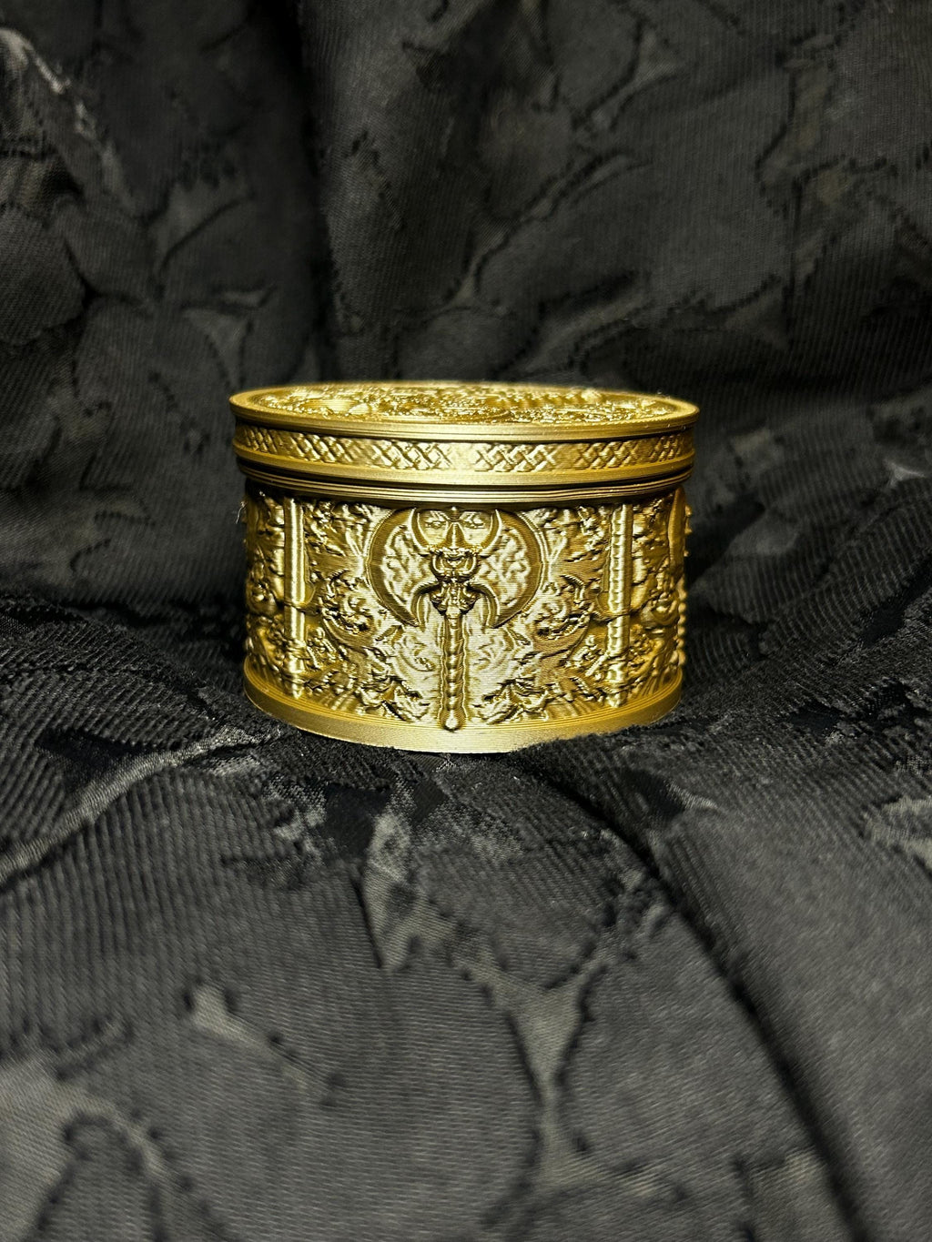Barbarian’s Vault Dice Storage | Secure Screw-Top Dice Box | DND Dice Holder | Fantasy Dice Vault for Tabletop RPG | Holds 1 Set