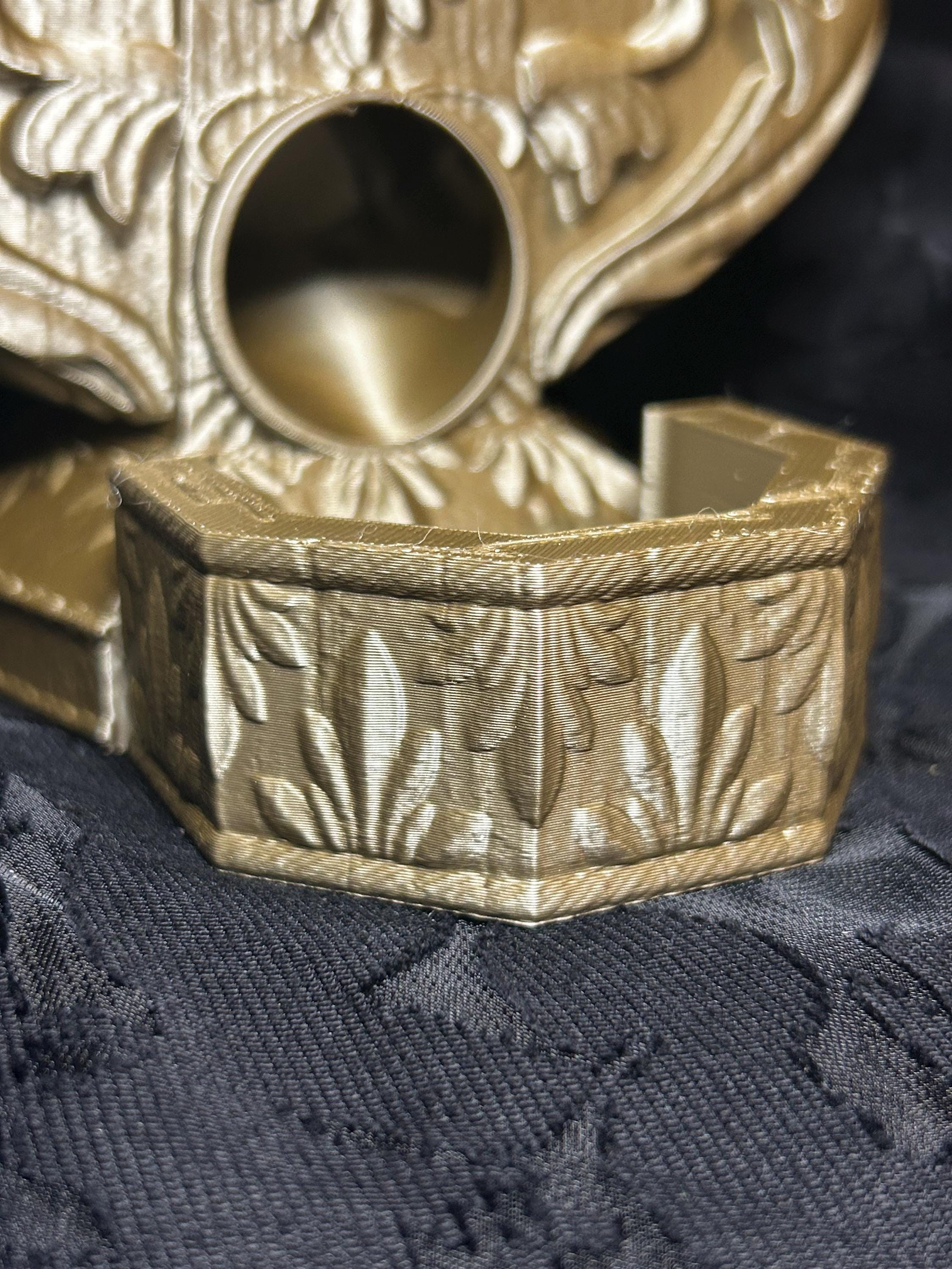Fantasy Lyre Dice Tower | Bard Dice Roller for DND | Musical Dice Tower | Tabletop RPG Gift | Dungeons and Dragons Accessory
