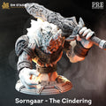 Sorangaar The Cindering | Fire Elemental Monster Enemy | 32mm / 28mm / 75mm | Ideal for Tabletop RPGs | Dungeons and Dragons - Dm Stash