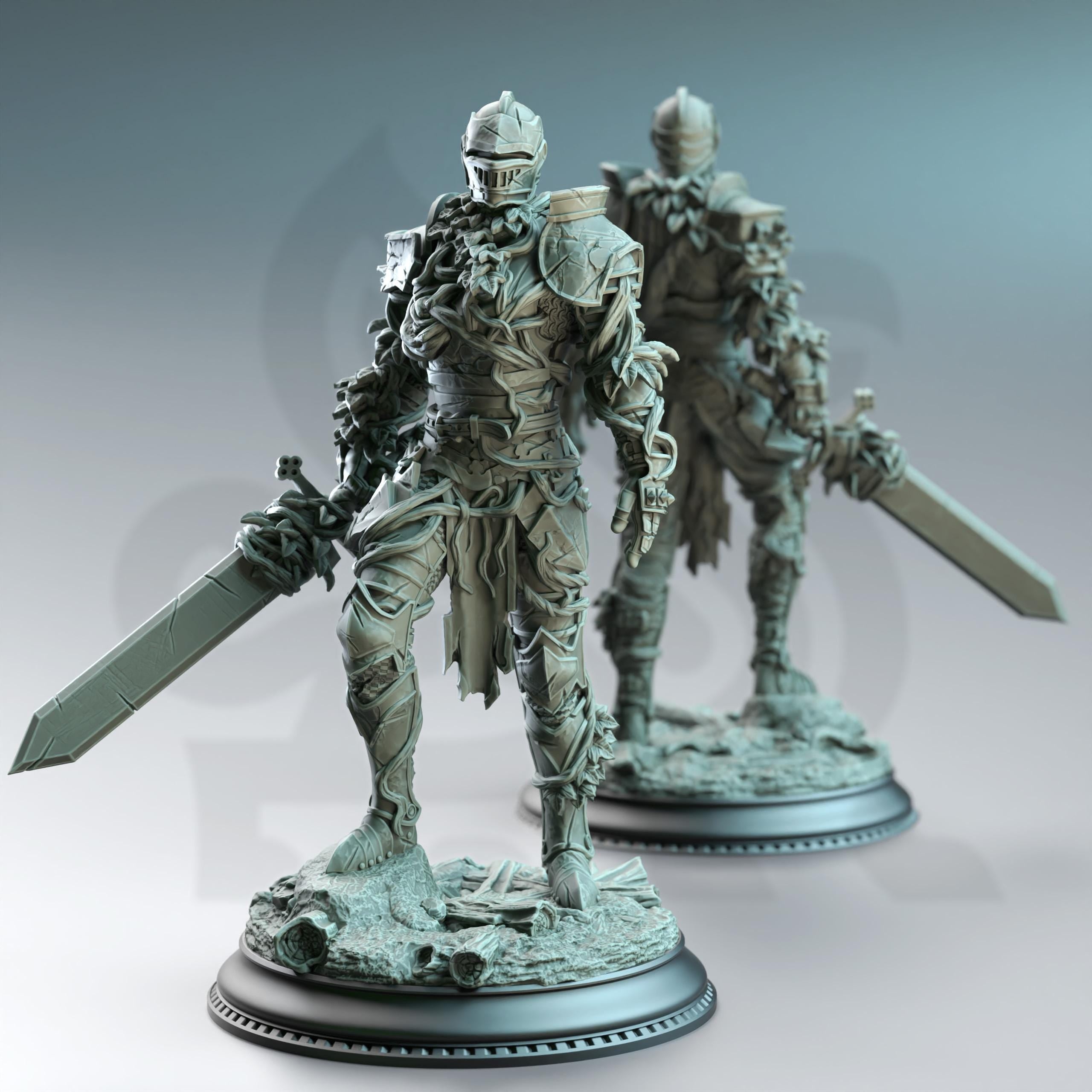 Vine Possessed Armour | Paladin Monster Fighter Mini | 32mm / 28mm / 75mm | Ideal for Tabletop RPGs | Dungeons and Dragons - Dm Stash