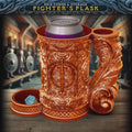 DND Fighter’s Flask Dice Tower | Dice Storage Tankard + Drinks Holder | RPG Dice Vault | Gift for Dungeon Masters & Players