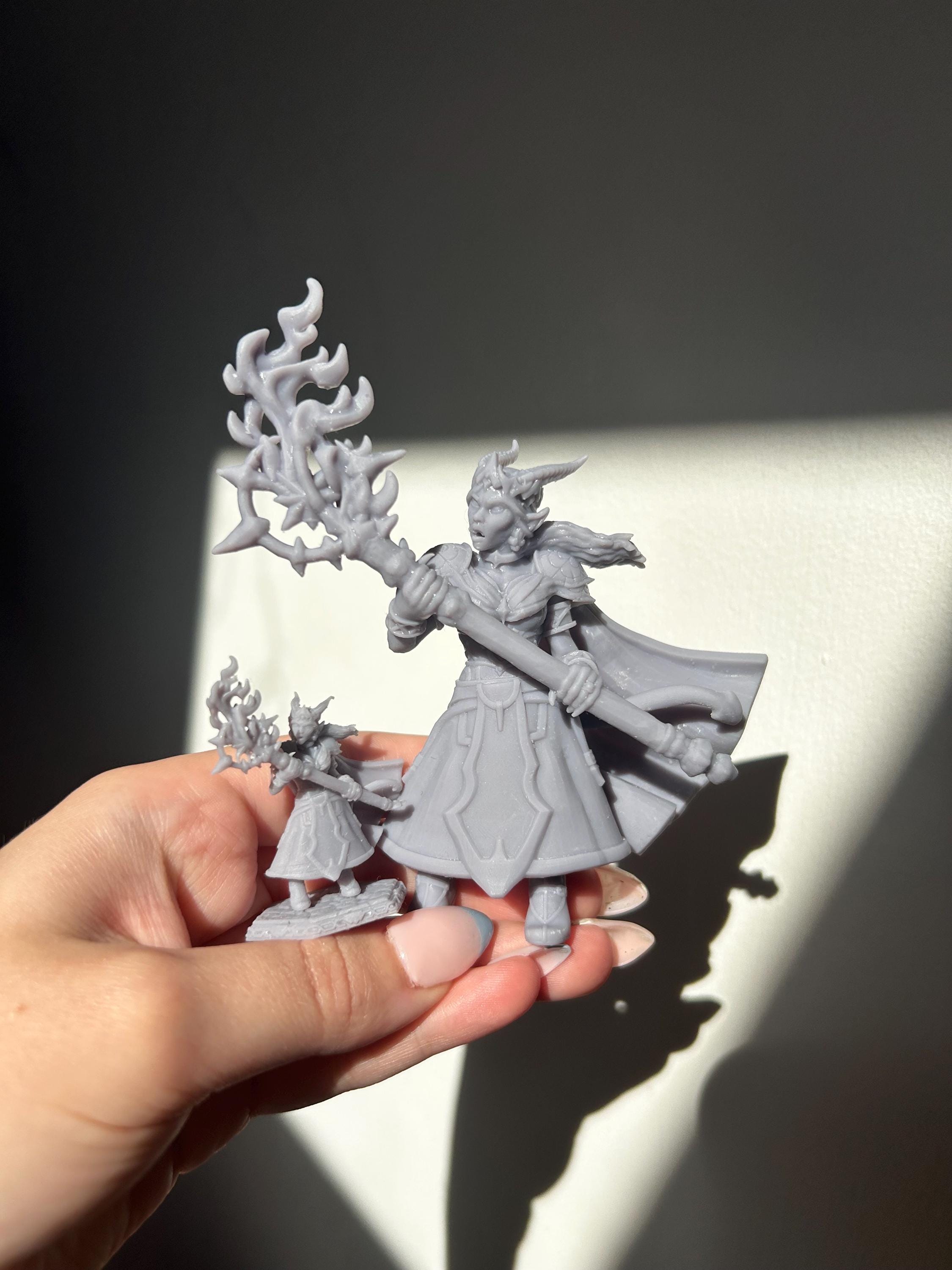 Turn Your HeroForge Mini Into a 75mm Scale Statue Figure | Nerdy Unique Gift | Ideal for Tabletop RPGs | Dungeons and Dragons