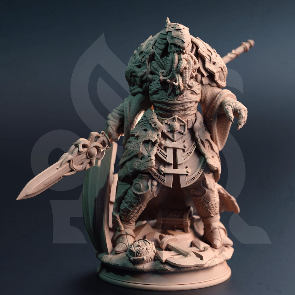 Ahznagol Aberrant Guard | Eldritch Monster DND Miniature | 32mm Resin RPG Figure Dungeons and Dragons